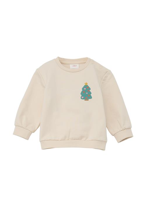 s.Oliver Sweatshirt  sand / grøn / jade / rød