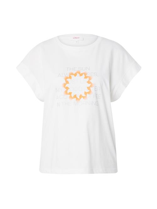 Se s.Oliver Shirts  ecru / grå / orange ved About You