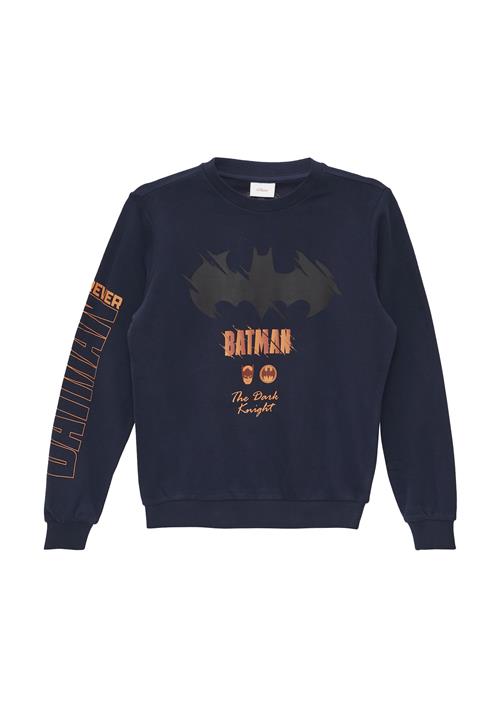 s.Oliver Sweatshirt  navy / orange / sort