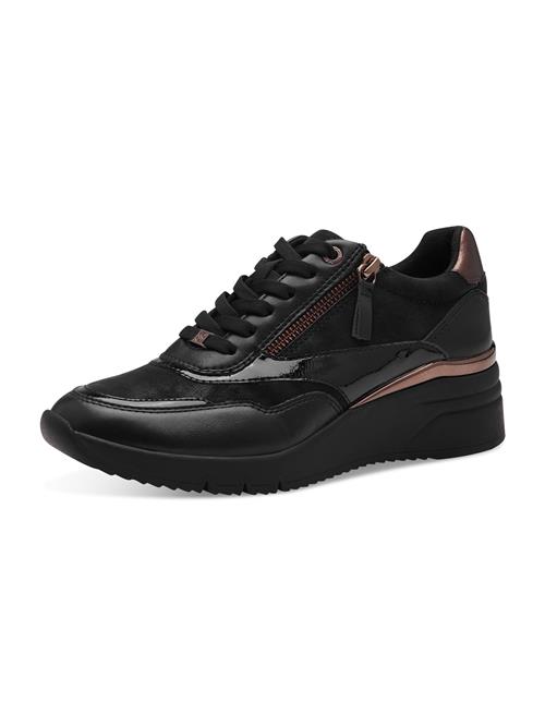 s.Oliver Sneaker low  kobber / sort