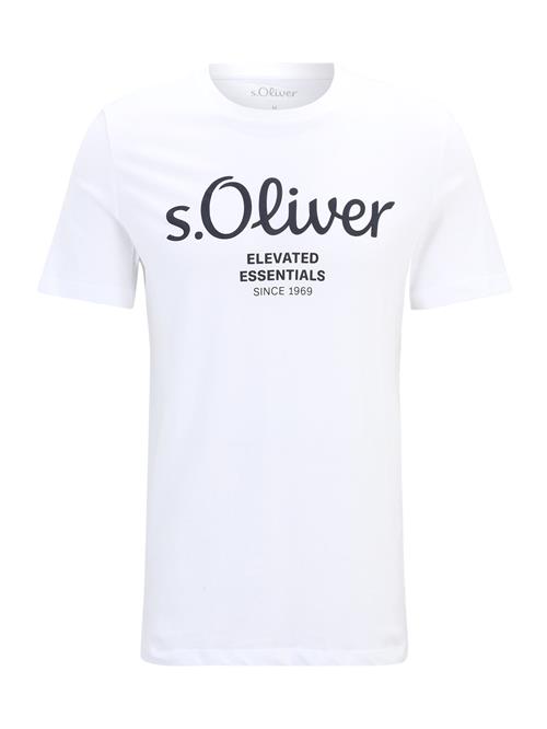 s.Oliver Bluser & t-shirts  marin / hvid