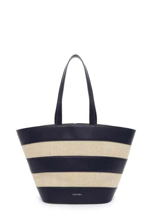 Se Suri Frey Shopper '  Bailey '  beige / blå ved About You