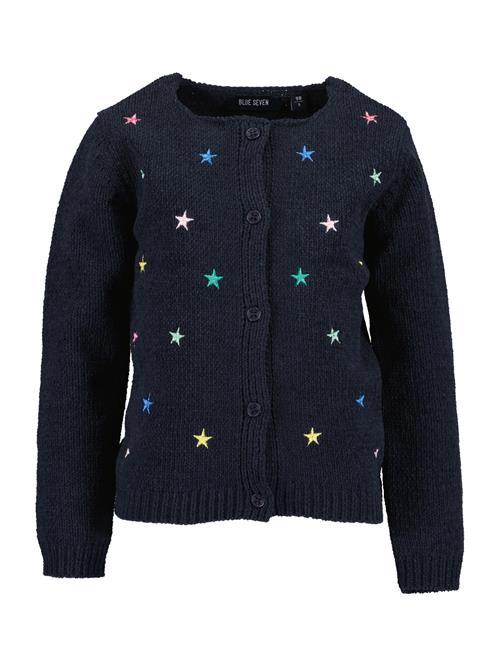 BLUE SEVEN Cardigan  natblå / gul / grøn / lyserød