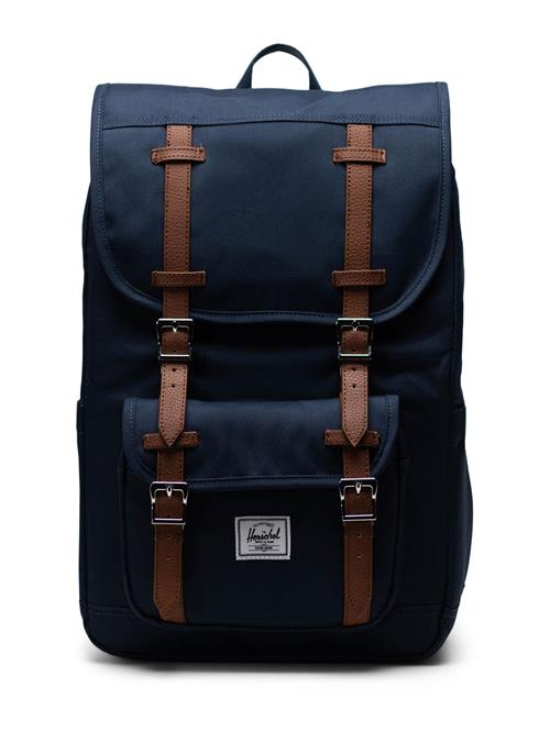 Se Herschel Rygsæk 'Little America™ Mid'  navy / karamel ved About You