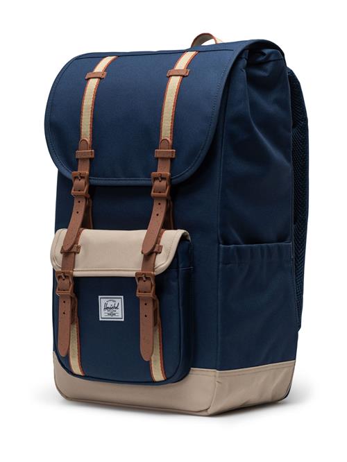 Se Herschel Rygsæk 'Little America™'  beige / mørkeblå / brun ved About You