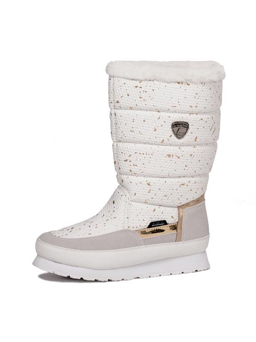 Se LUHTA Snowboots 'Valkea Ms'  guld / grå / hvid ved About You