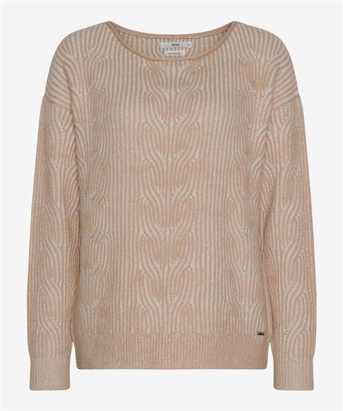 Se BRAX Pullover 'Lesley'  kit / mørkebeige ved About You