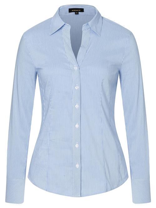 MORE & MORE Bluse 'BILLA'  blå / hvid