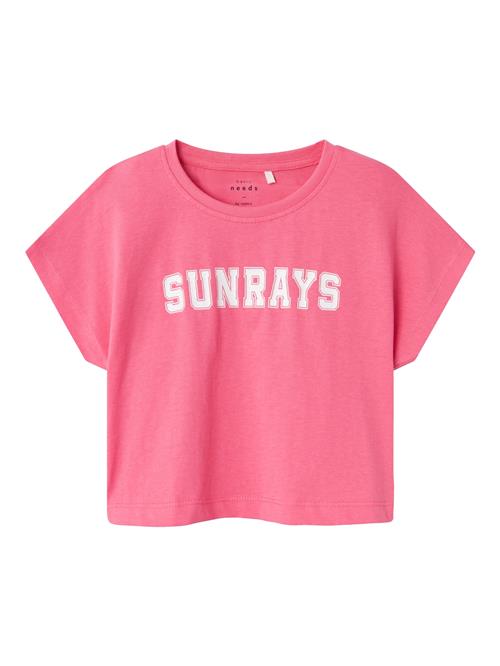 Se NAME IT Bluser & t-shirts 'Vilma'  lys pink / hvid ved About You