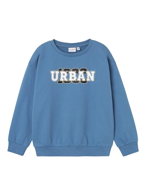 NAME IT Sweatshirt 'VILDAR'  opal / sort / hvid