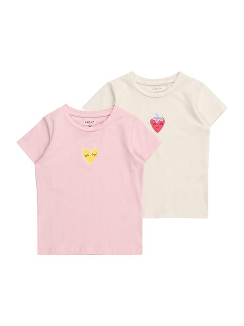 Se NAME IT Bluser & t-shirts  creme / gul / lys pink ved About You