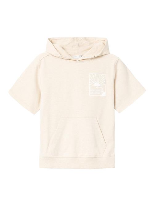 NAME IT Sweatshirt  beige / hvid