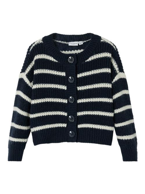 NAME IT Cardigan 'Veronja'  safir / hvid