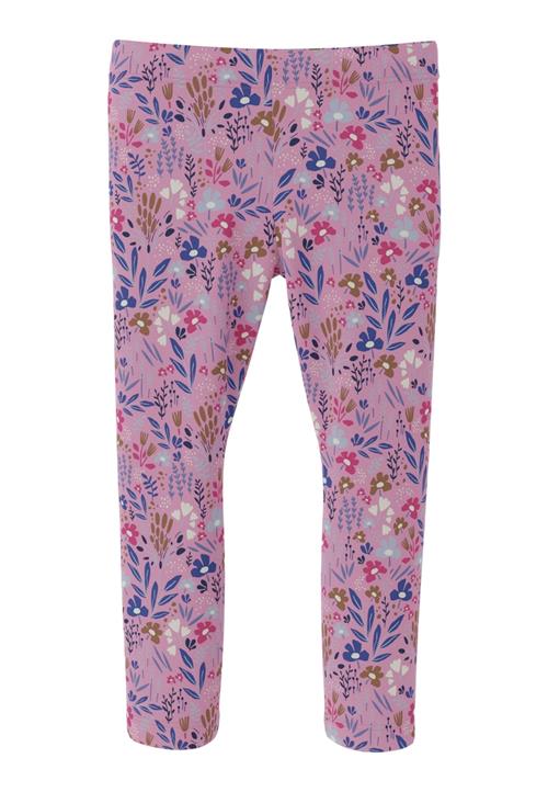 Se NAME IT Leggings 'NIRIANNE'  blå / brun / fuchsia ved About You