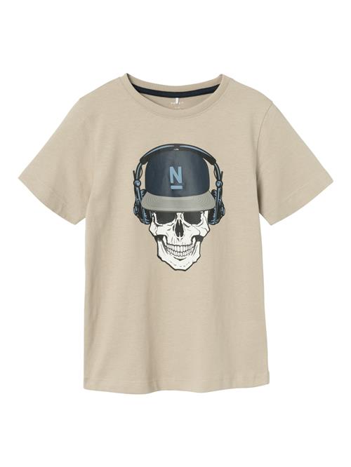 NAME IT Shirts 'LUKALLE'  mørkebeige / navy / sort / offwhite