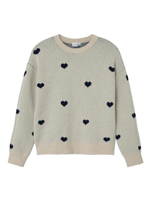 Se NAME IT Pullover 'NKFOdessa'  mørkebeige / sort ved About You