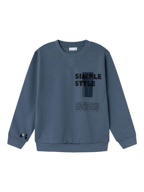 NAME IT Sweatshirt 'NKMOKANE'  marin / safir / sort