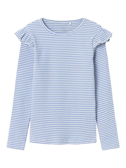 NAME IT Bluser & t-shirts 'TESILLA'  lyseblå / hvid