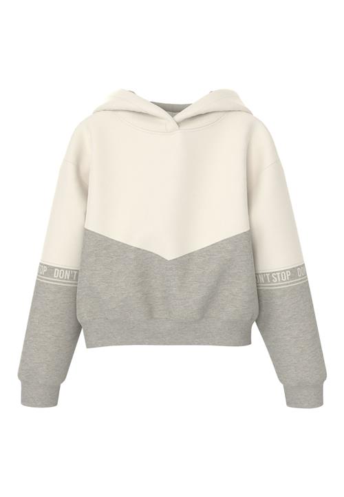 Se NAME IT Sweatshirt 'NKFNOLI'  grå-meleret / offwhite ved About You