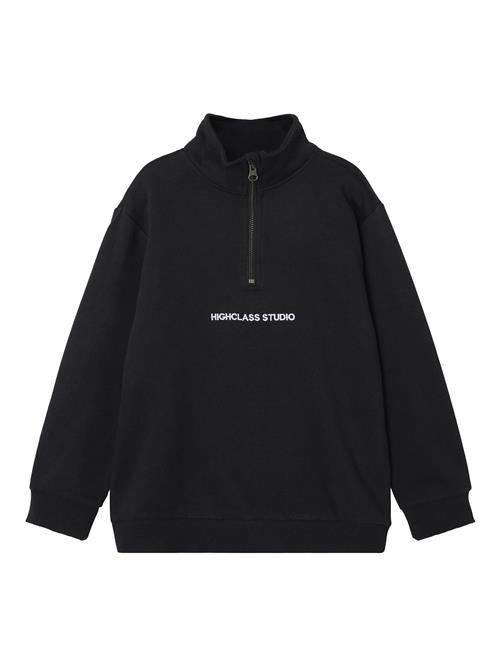 NAME IT Sweatshirt  sort / hvid