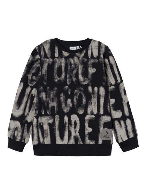 Se NAME IT Sweatshirt  grå / sort ved About You