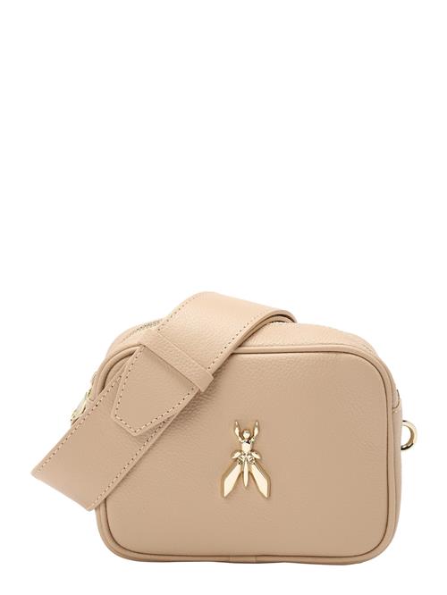 Se PATRIZIA PEPE Skuldertaske 'Fly'  beige / guld ved About You