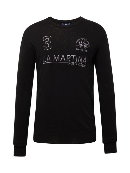 La Martina Pullover  grå / sort