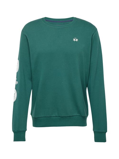 La Martina Pullover  mørkegrøn / hvid