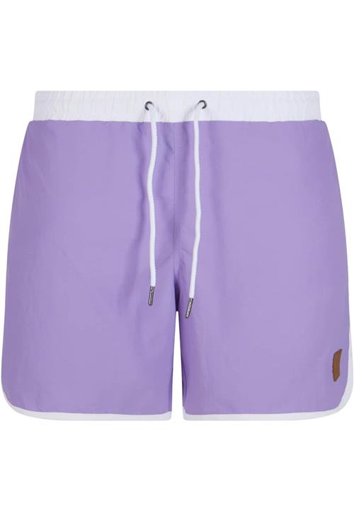 Urban Classics Badeshorts  brun / grå / lavendel