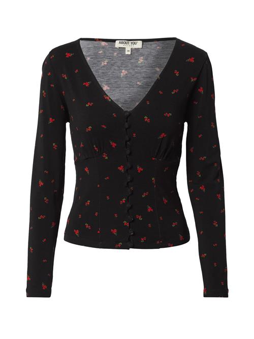 ABOUT YOU Shirts 'Lotti Shirt'  grøn / rød / sort