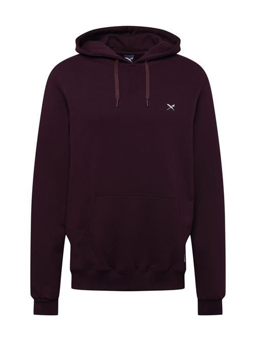 Iriedaily Sweatshirt  aubergine / hvid