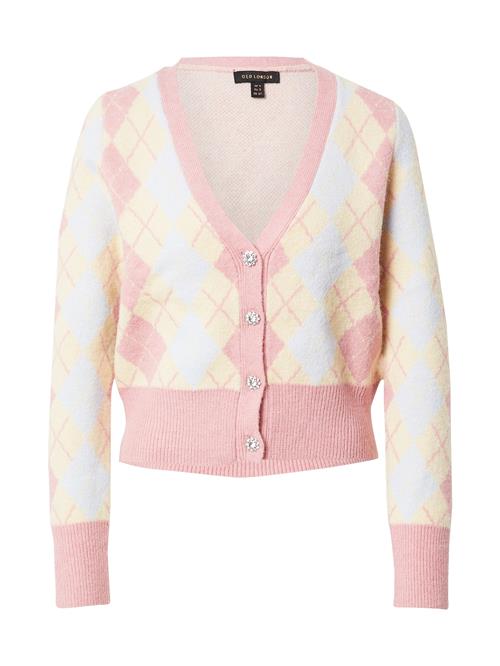 Se Nasty Gal Cardigan  pastelblå / pastelgul / lyserød ved About You