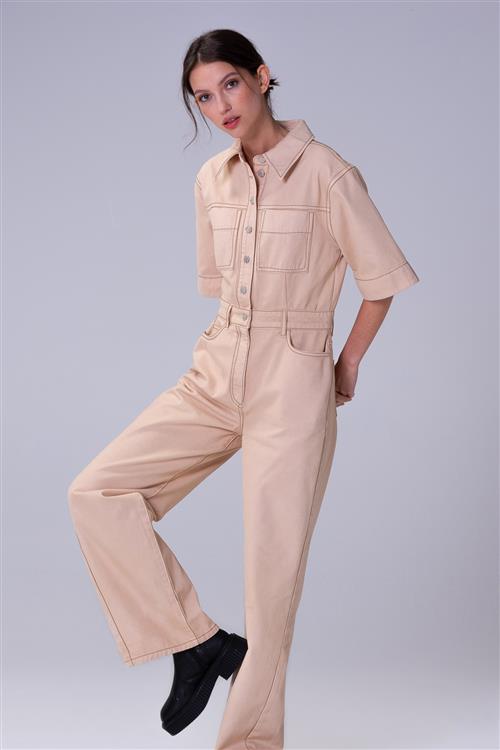 Se Aligne Jumpsuit 'Gloria'  creme ved About You