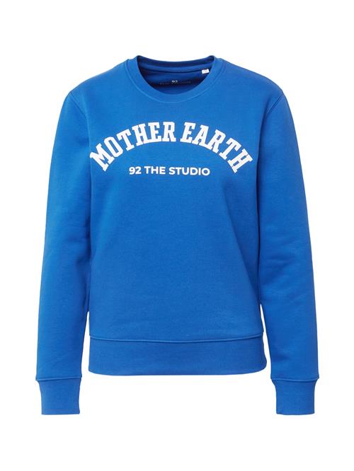 92 The Studio Sweatshirt  himmelblå / hvid