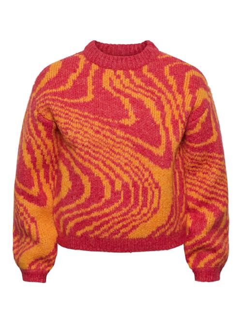 Se Pieces Kids Pullover 'Mara'  orange / rød ved About You