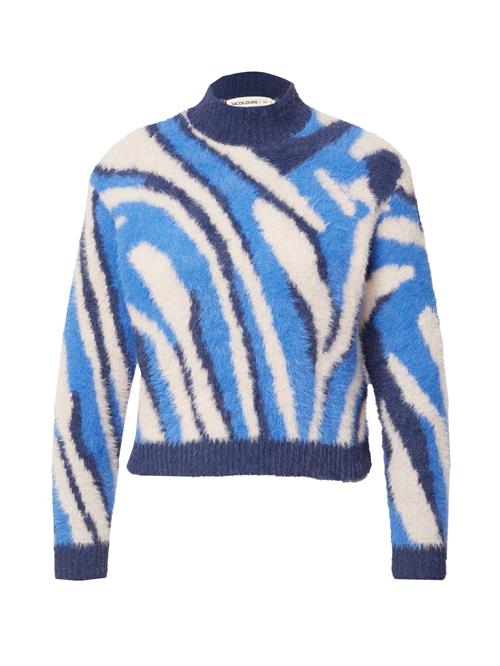 24COLOURS Pullover  blå / navy / hvid