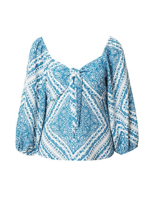 Se Dorothy Perkins Bluse  blå / hvid ved About You