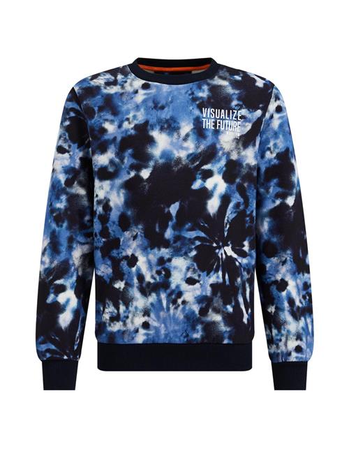 Se WE Fashion Sweatshirt  blå / navy / pastelblå / hvid ved About You