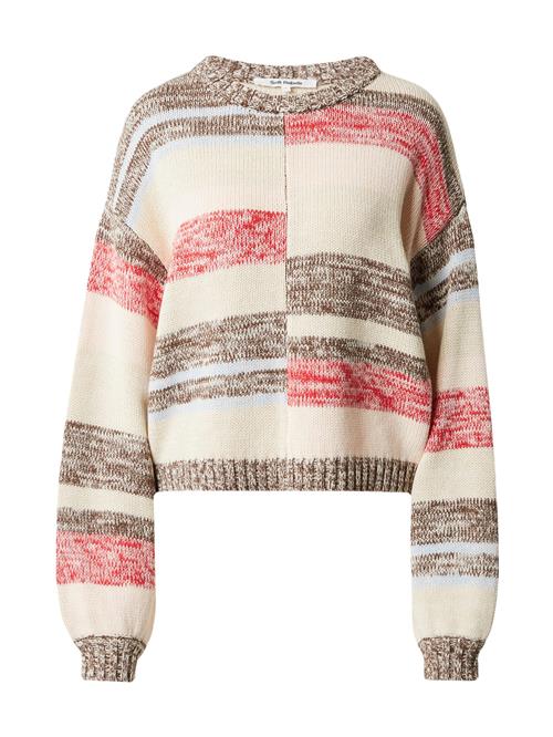 Soft Rebels Pullover 'Carly'  beige / lyseblå / brun-meleret / rødmeleret