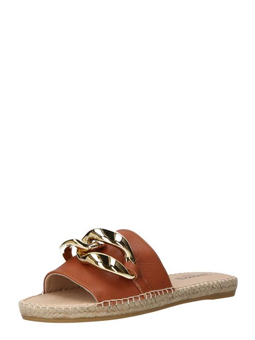 Se espadrij l´originale Pantoletter 'Plage Cuir'  cognac / guld ved About You