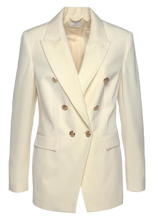 Se LASCANA Blazer  creme / guld ved About You