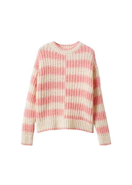 Se MANGO Pullover  beige / lys pink ved About You