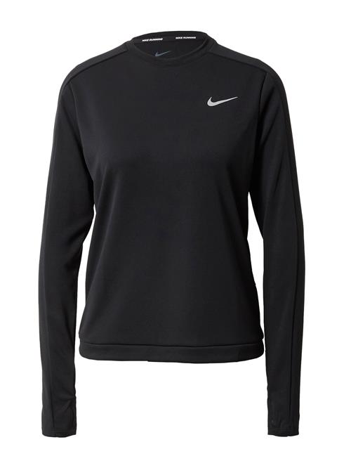 NIKE Funktionsbluse  lysegrå / sort