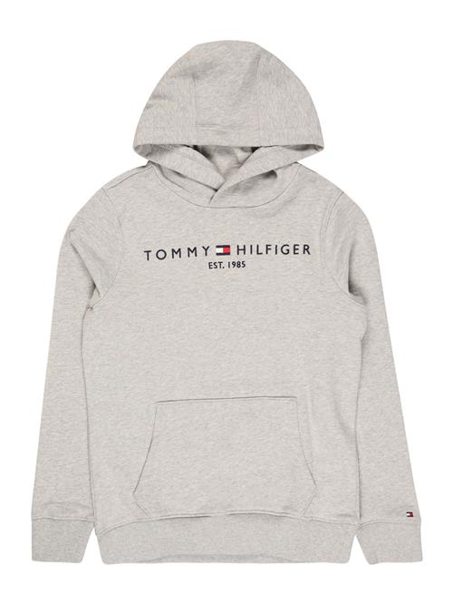 Se TOMMY HILFIGER Sweatshirt  natblå / grå-meleret / lys rød / hvid ved About You