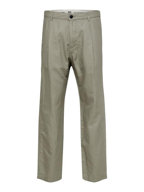 SELECTED HOMME Bukser med lægfolder 'Jones'  khaki