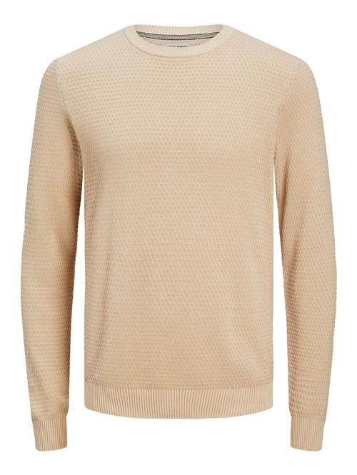 JACK & JONES Pullover 'JJEAtlas'  lysebeige