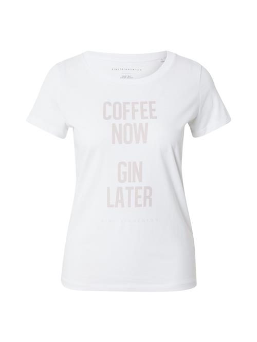 Se EINSTEIN & NEWTON Shirts 'Gin'  lysebrun / hvid ved About You