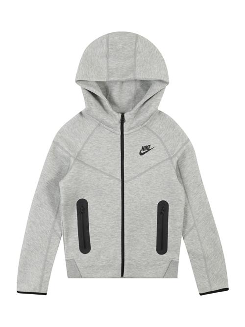 Nike Sportswear Sportssweatjakke  grå-meleret / sort