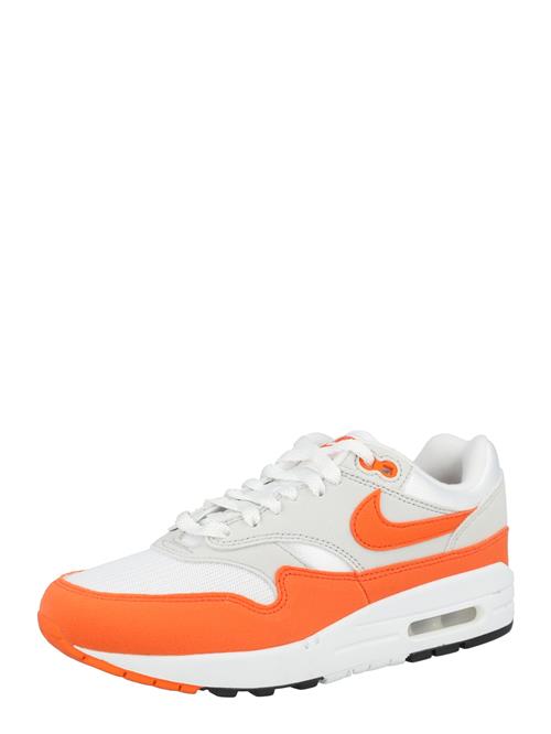 Se Nike Sportswear Sneaker low 'Air Max 1 87'  lysegrå / orange / hvid ved About You