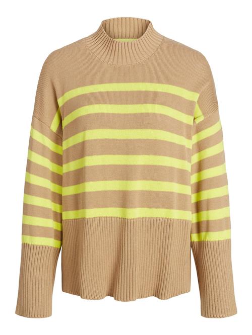 JJXX Pullover 'SiaAK'  mørkebeige / lemon